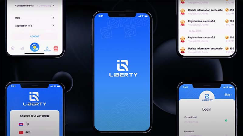 Liberty App for money exchange 