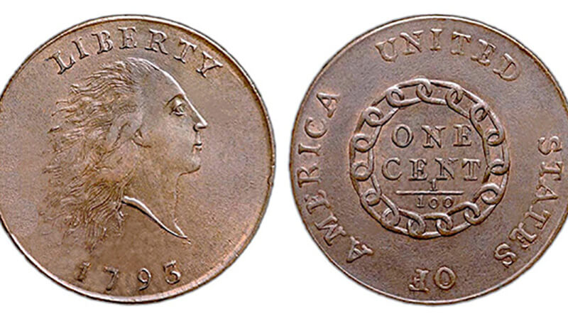 Đồng tiền in hình nữ thần tự do phiên bản 1793